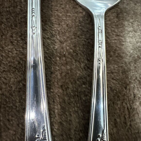 Vtg Wm. A Rogers A1 PLUS Oneida Ltd MEADOWBROOK Replacement Spoons Silver-Plate - Picture 4 of 11